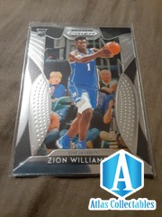 Zion Williamson 2019-20 Panini Prizm Draft Picks DP #64 Silver Duke RC